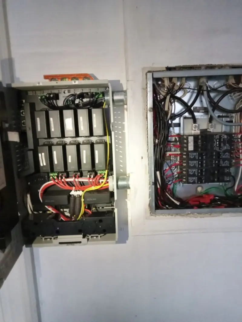Electrical panel upgrade completed for Carbon Monoxide Detector Installation in Oak Point